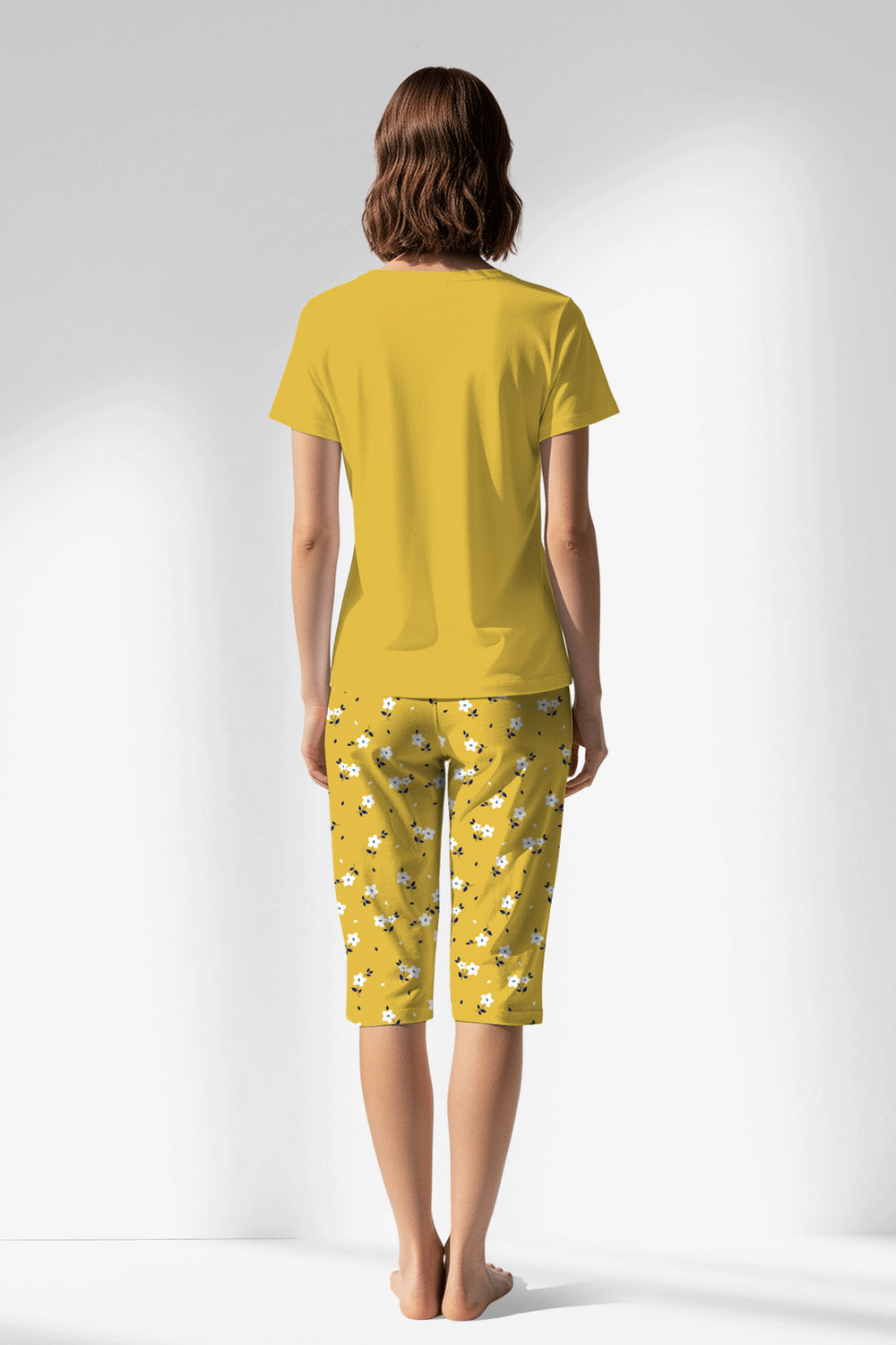 Woman Polyviscon Solaria Capri Set - VienettaSUPER LEMON