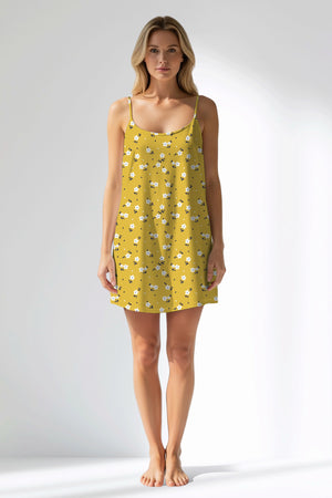 Woman Polyviscon Solaria Thin Strap Tunic - VienettaROTASYON