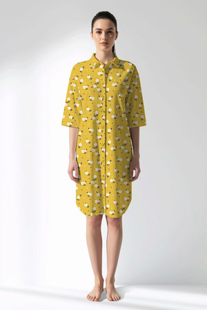 Woman Polyviscon Solaria Shirt Tunic - VienettaROTASYON