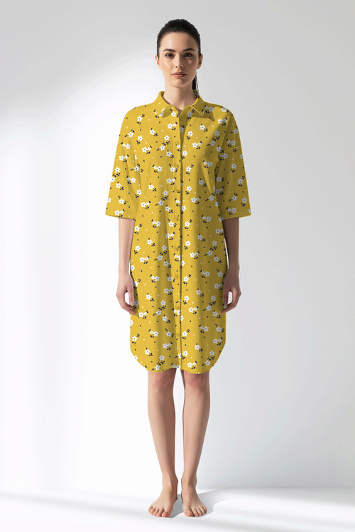 Woman Polyviscon Solaria Shirt Tunic - VienettaROTASYON