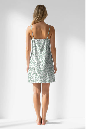 Woman Polyviscon Vanilla Thin Strap Tunic - VienettaB - AQUA ROTASYON