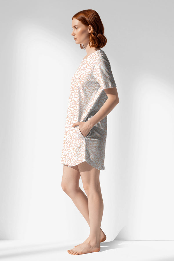 Woman Polyviscon Vanilla Pocket Detail Tunic - VienettaB - AQUA ROTASYON