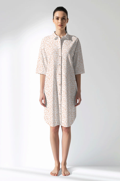 Woman Polyviscon Vanilla Shirt Tunic - VienettaROTASYON