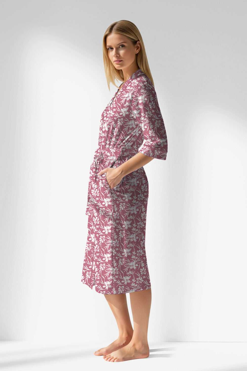 Woman Polyviscon Affection Dressing Gown - VienettaROTASYON