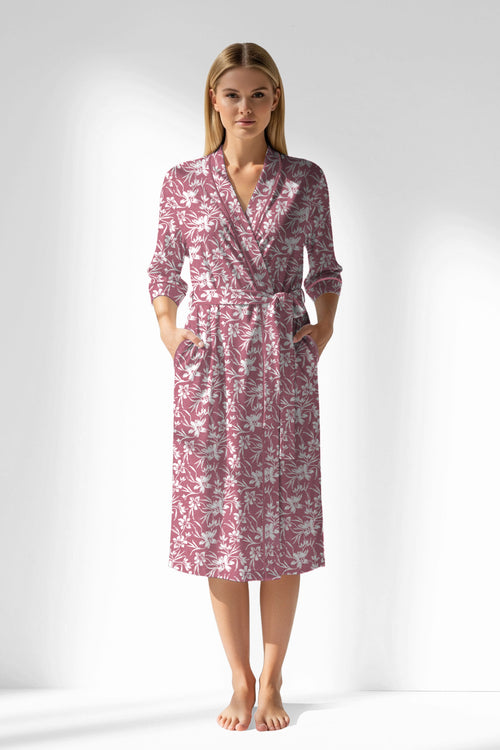 Woman Polyviscon Affection Dressing Gown - VienettaROTASYON