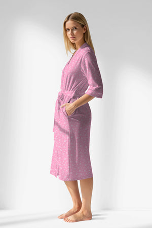 Woman Polyviscon TrueBliss Dressing Gown - VienettaROTASYON