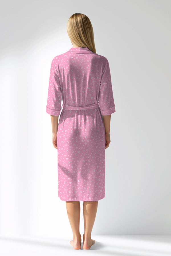 Woman Polyviscon TrueBliss Dressing Gown - VienettaROTASYON