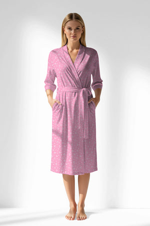 Woman Polyviscon TrueBliss Dressing Gown - VienettaROTASYON