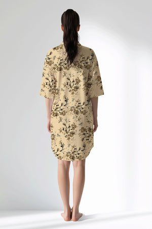 Woman Polyviscon Fleuron Shirt Tunic - VienettaROTASYON