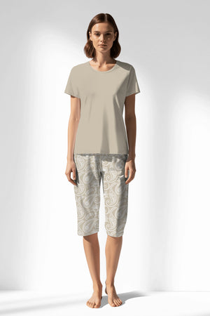 Woman Polyviscon Lunafleur Capri Set - 14-1107 - Image 3