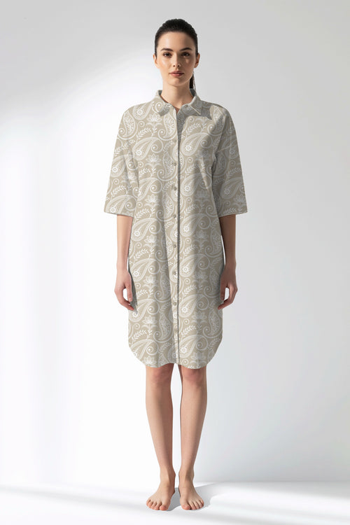 Woman Polyviscon Lunafleur Shirt Tunic - ROTASYON - Image 1