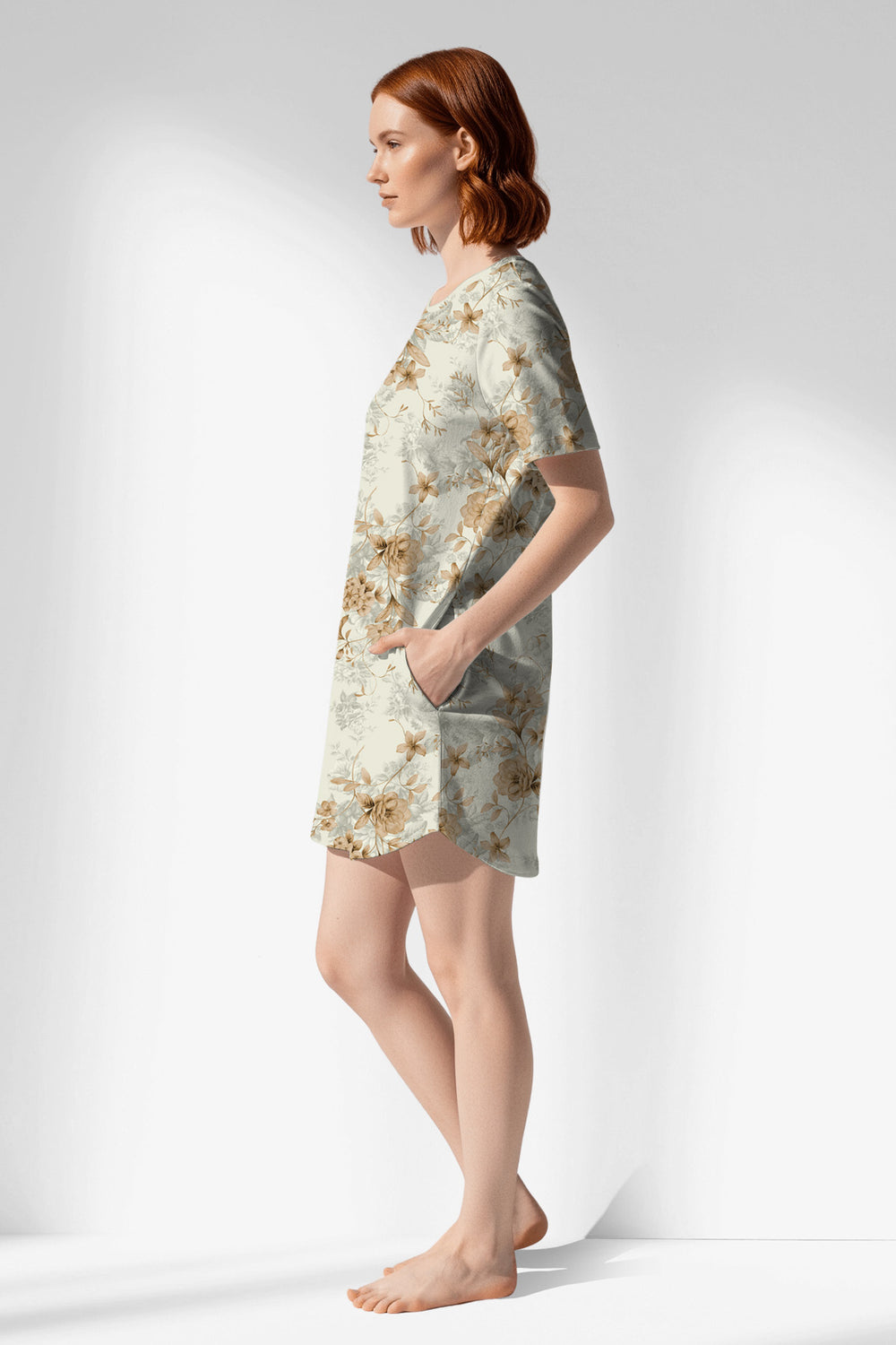 Woman Polyviscon Magnolia Pocket Detail Tunic - VienettaROTASYON