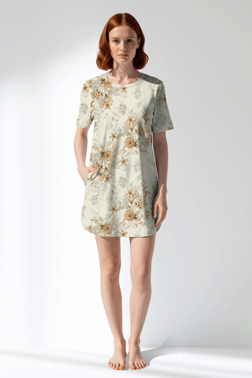 Woman Polyviscon Magnolia Pocket Detail Tunic - VienettaROTASYON