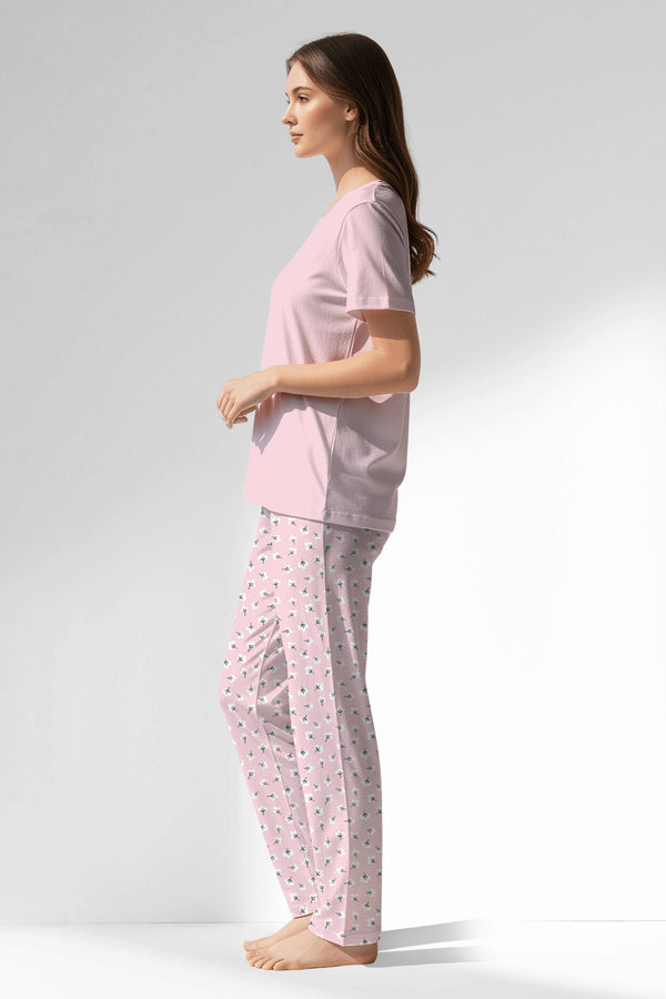 Woman Polyviscon Cloud Pyjama Set - Vienetta12 - 2906