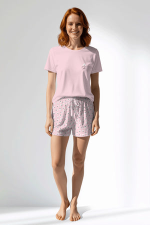 Woman Polyviscon Cloud Short Set - Vienetta12 - 2906