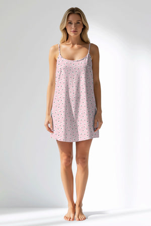 Woman Polyviscon Cloud Thin Strap Tunic - VienettaROTASYON