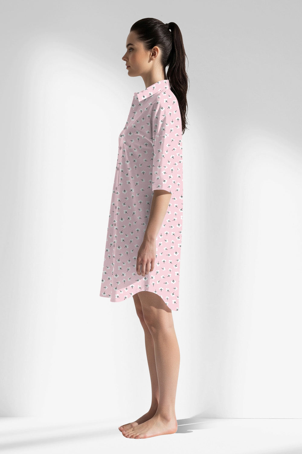Woman Polyviscon Cloud Shirt Tunic - VienettaROTASYON