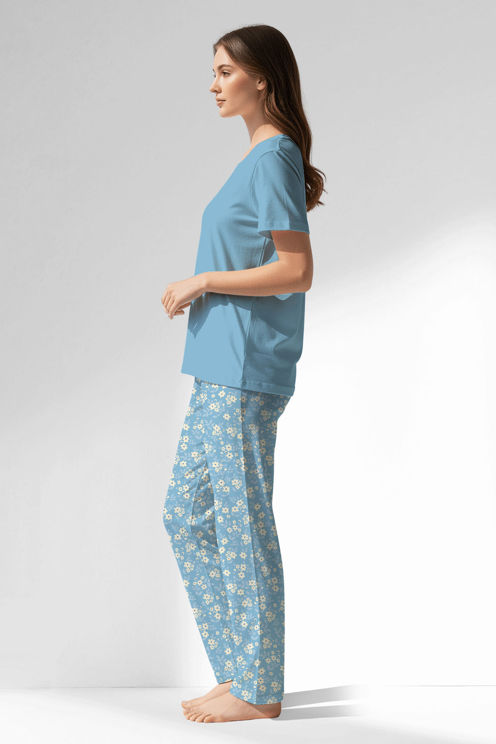 Woman Polyviscon SoftAura Pyjama Set - Vienetta14 - 4318