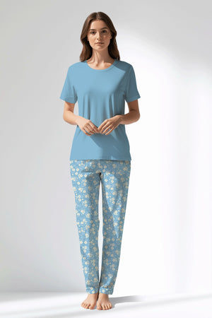 Woman Polyviscon SoftAura Pyjama Set - Vienetta14 - 4318
