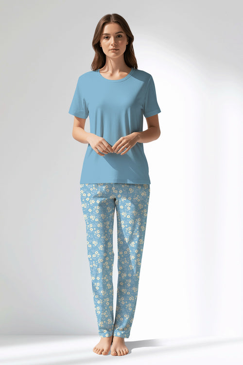 Woman Polyviscon SoftAura Pyjama Set - Vienetta14 - 4318