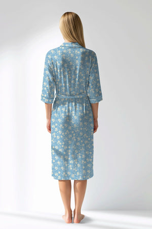 Woman Polyviscon SoftAura Dressing Gown - VienettaROTASYON