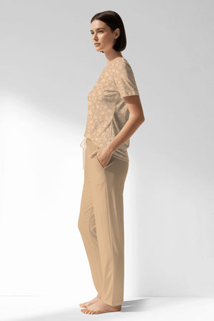 Woman Polyviscon SoftEcho Pocket Detail Pyjama Set - ROTASYON - Image 2