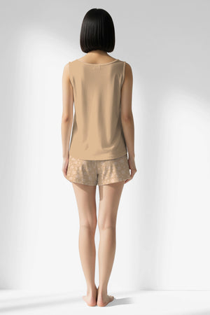 Woman Polyviscon SoftEcho Thick Strap Short Set - 14-1122 - Image 3