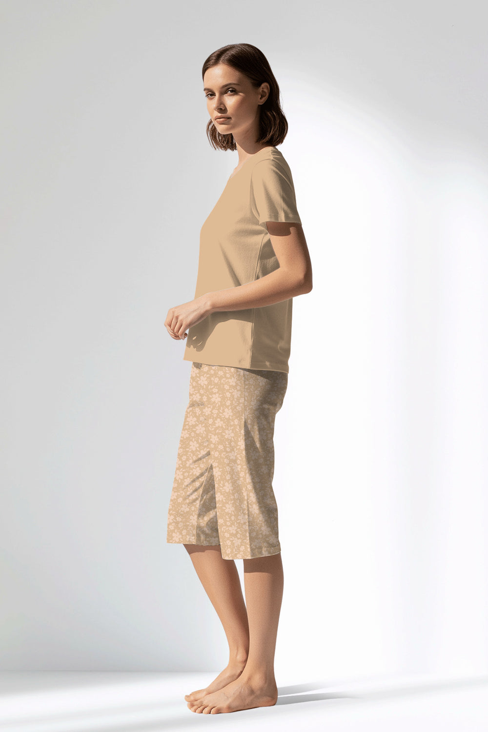 Woman Polyviscon SoftEcho Capri Set - 14-1122 - Image 1