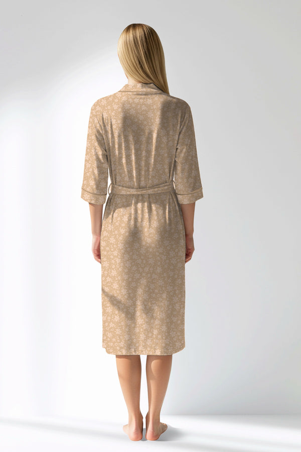 Woman Polyviscon SoftEcho Dressing Gown - ROTASYON - Image 3