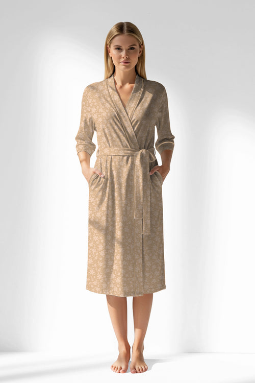 Woman Polyviscon SoftEcho Dressing Gown - ROTASYON - Image 1