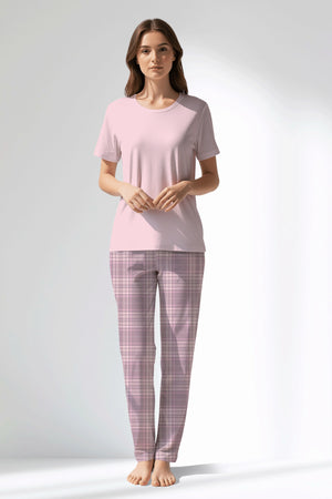 Woman Polyviscon TidyPatch Pyjama Set - METRAJ A.PEMBE - Image 1