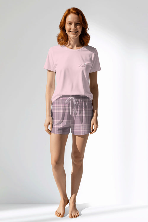 Woman Polyviscon TidyPatch Short Set - METRAJ A.PEMBE - Image 1