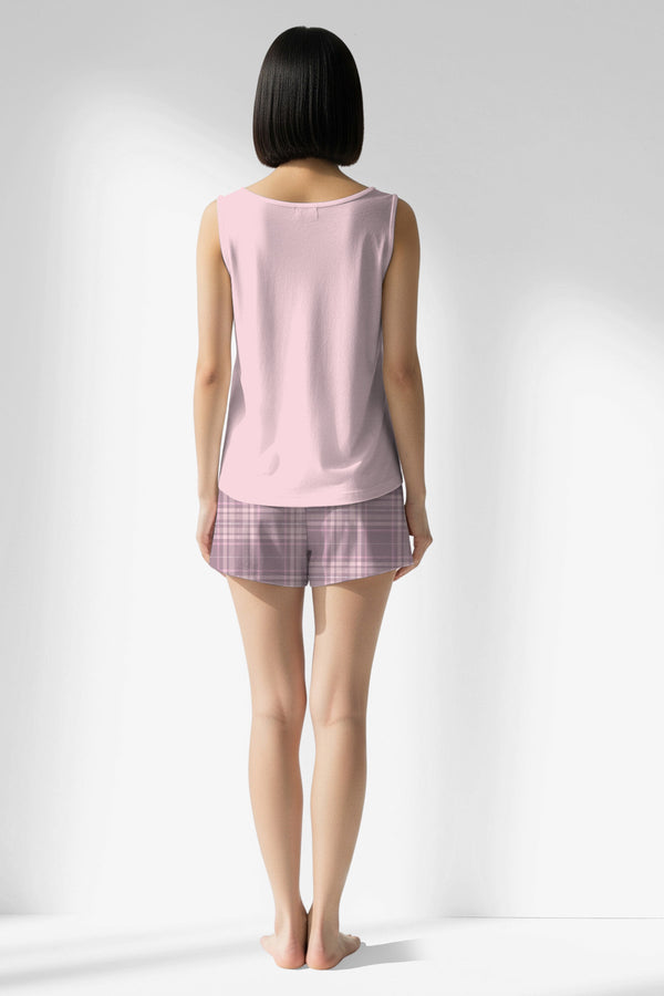 Woman Polyviscon TidyPatch Thick Strap Short Set - METRAJ A.PEMBE - Image 3