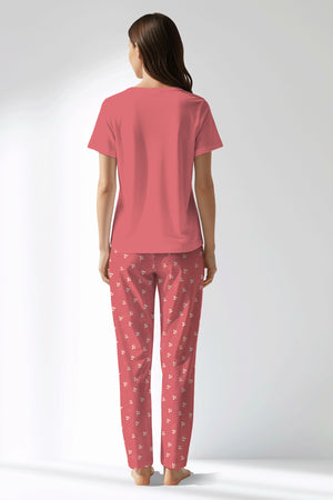 Woman Polyviscon Florentia Drop Collar Pyjama Set - 17-1641 - Image 2