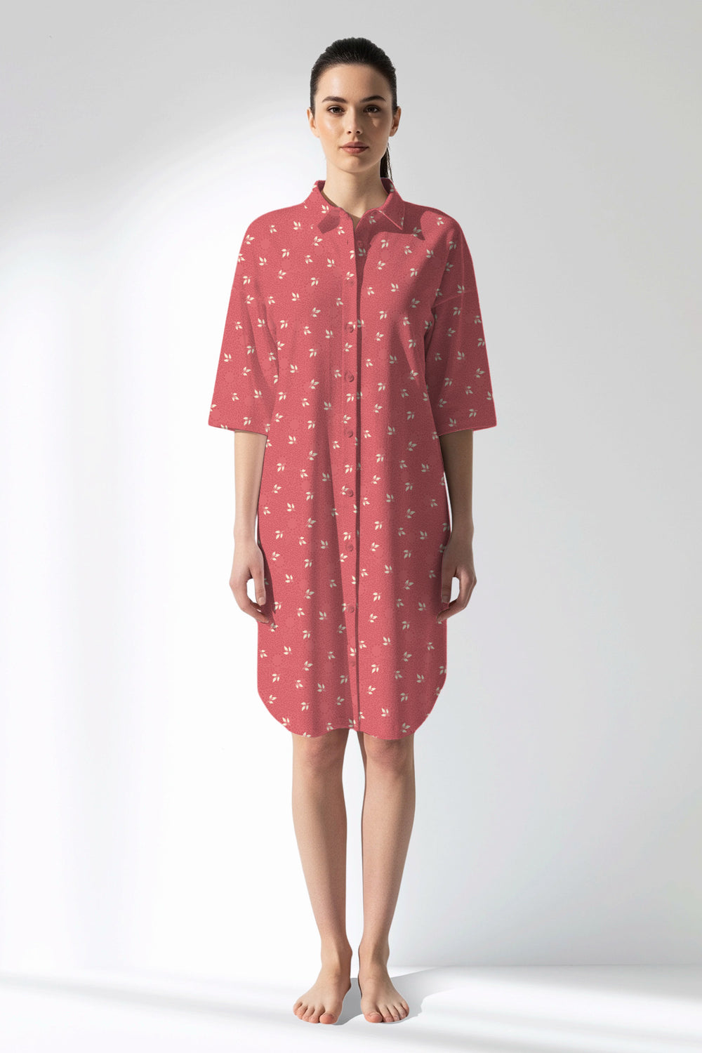 Woman Polyviscon Florentia Shirt Tunic - ROTASYON - Image 1