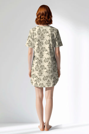 Woman Polyviscon DuskFlora Pocket Detail Tunic - ROTASYON - Image 3