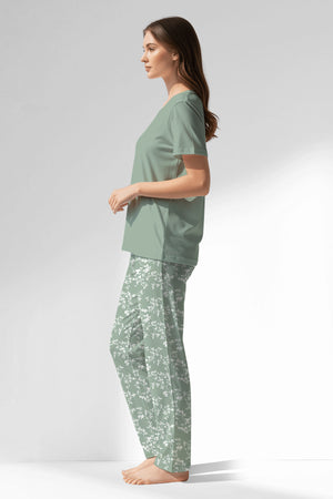 Woman Polyviscon GreenDay Pyjama Set - 15-5706 - Image 2