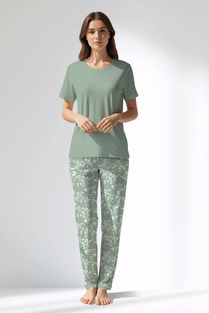 Woman Polyviscon GreenDay Pyjama Set - 15-5706 - Image 1
