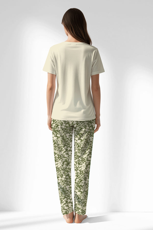 Woman Polyviscon GreenHalo Pyjama Set - 11-0107 - Image 2