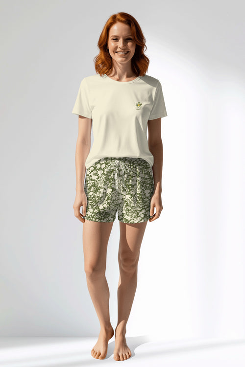 Woman Polyviscon GreenHalo Short Set - 11-0107 - Image 1