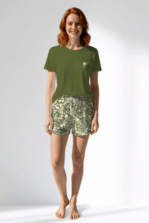 Woman Polyviscon GreenHalo Short Set - B-18-0328 - Image 1