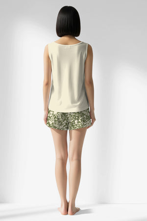 Woman Polyviscon GreenHalo Thick Strap Short Set - 11-0107 - Image 3