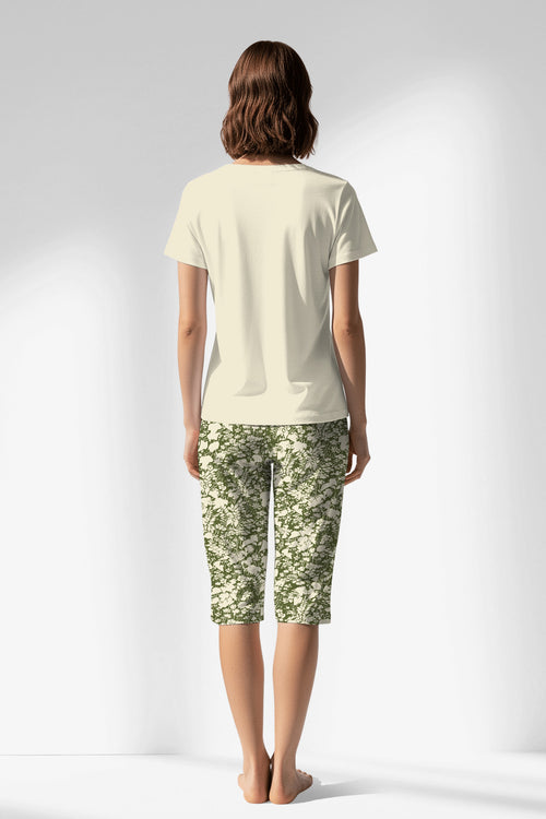 Woman Polyviscon GreenHalo Capri Set - 11-0107 - Image 1