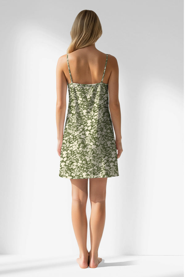 Woman Polyviscon GreenHalo Thin Strap Tunic - ROTASYON - Image 3