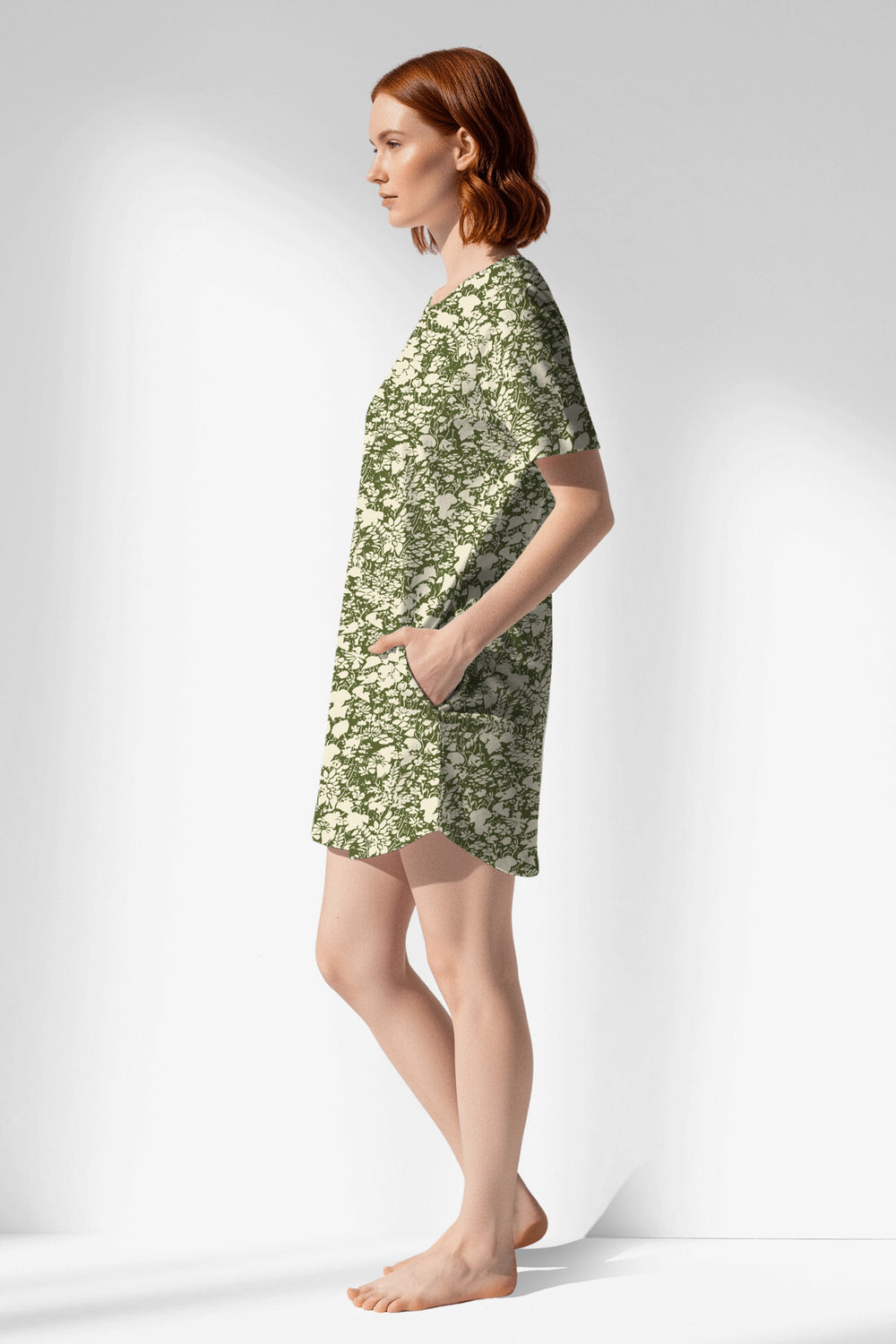 Woman Polyviscon GreenHalo Pocket Detail Tunic - ROTASYON - Image 1