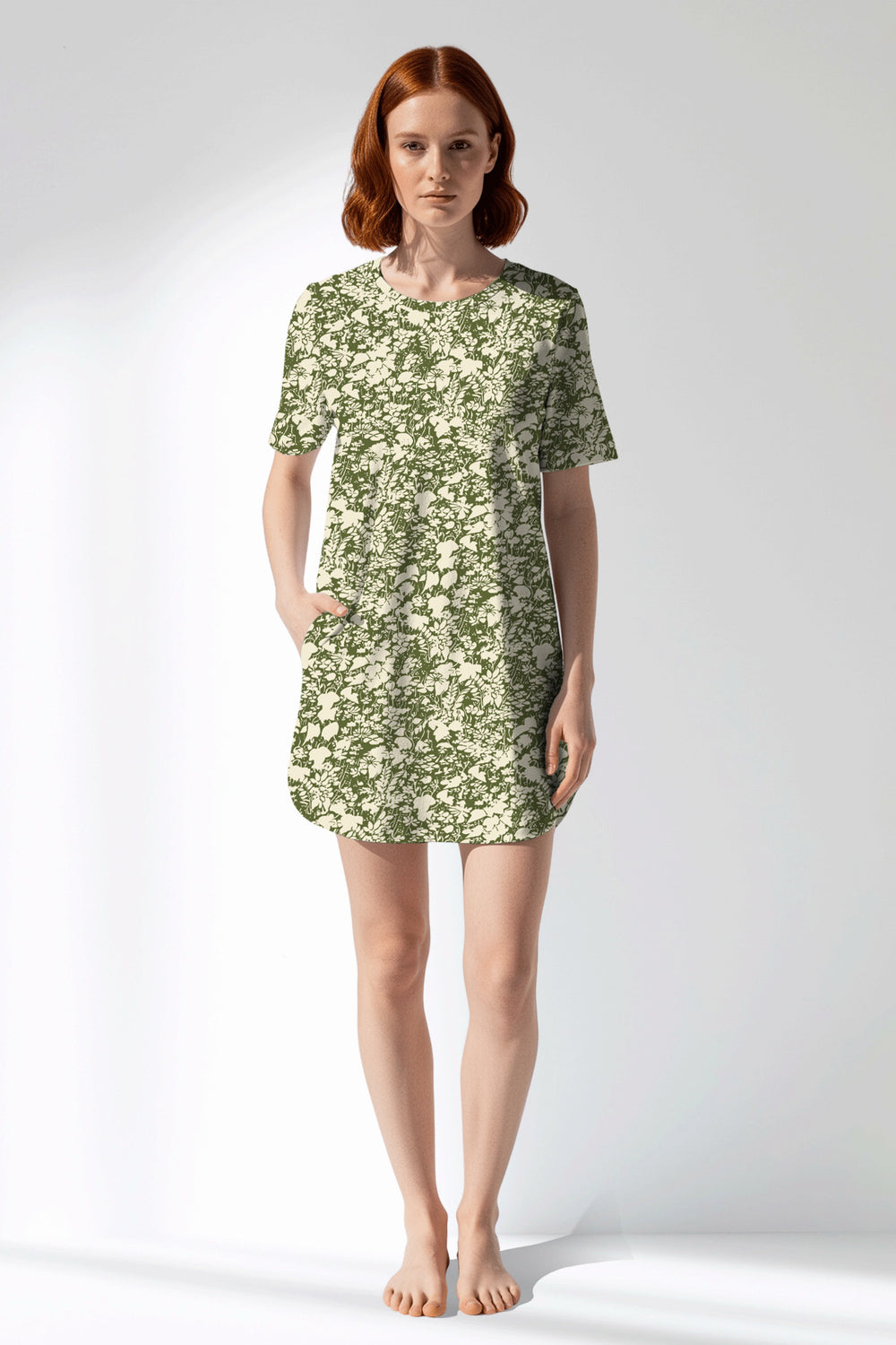 Woman Polyviscon GreenHalo Pocket Detail Tunic - ROTASYON - Image 1