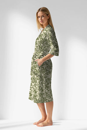 Woman Polyviscon GreenHalo Dressing Gown - ROTASYON - Image 2