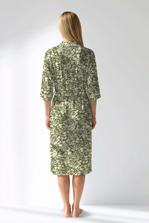 Woman Polyviscon GreenHalo Dressing Gown - ROTASYON - Image 3