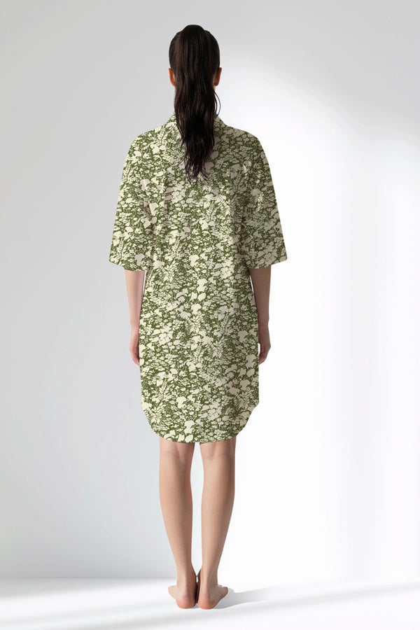 Woman Polyviscon GreenHalo Shirt Tunic - ROTASYON - Image 3