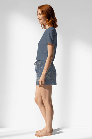 Woman Polyviscon Liliora Short Set - 18-3916 - Image 2